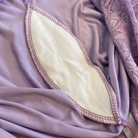 Undersummers Lavender Signature Lace Slipshort 9” Inseam 2X - Picture 6 of 7